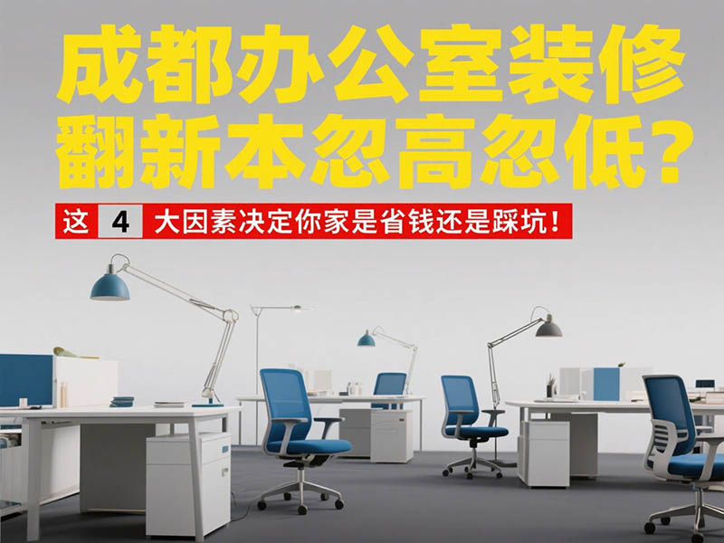 成都辦公室裝修翻新成本忽高忽低？這 4 大因素決定你家是省錢(qián)還是踩坑！